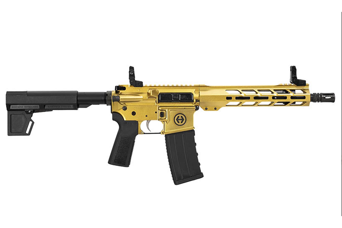 HI POINT HP-15 300 Blackout Semi-Auto Pistol with Gold Finish and B5 Brace